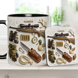 Love Hunting - Personalized Hunting Accent Mug & Coaster