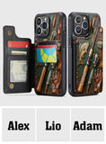 Love Fishing - Personalized Fishing Fully Printed Wallet Phone Case