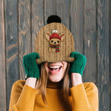 Christmas Dog - Personalized Dog Beanie Hat