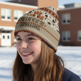 You & Me We Got This - Personalized Highland Cow Beanie Hat