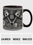 Mechanic Lovers - Personalized Car Lover Accent Mug & Coaster