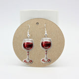 Love Wine - Personalized Wine Earrings