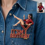 It's My Birthday - Personalized Birthday 3D Embossed Enamel Pin
