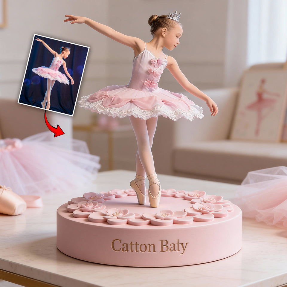 Ballet Girl, Ballerina - Personalized Ballet Custom Shaped Acrylic Plaque