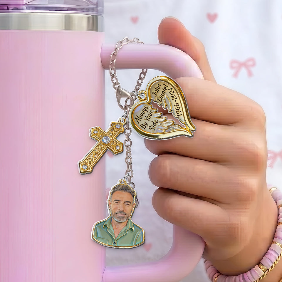 Always By Your Side - Personalized Memorial Dangling Charms