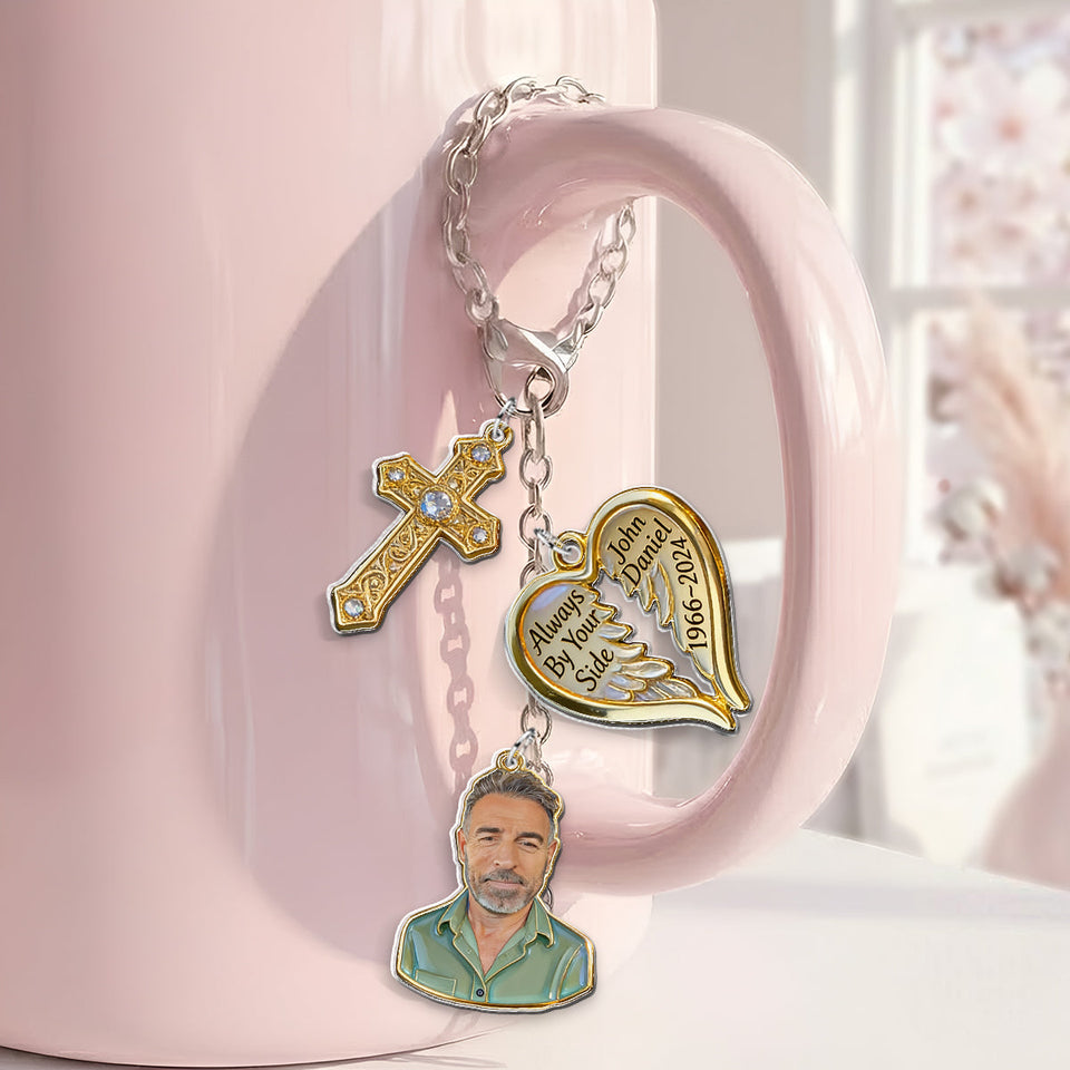 Always By Your Side - Personalized Memorial Dangling Charms