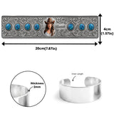 Cowgirl Must-Have - Personalized Cowgirl Shaped Cuff Bracelet