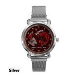 Mama Rose Flower - Personalized Mother Women Hand Watch