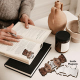 Lovely Highland Cow - Personalized Highland Cow Shaped Magnetic Bookmark