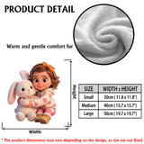 Custom Any Photo Best Easter Gift - Personalized Kid Premium Faux Fur Pillow
