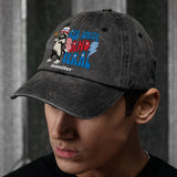 Red White And Feral - Personalized Independence Day/ 4th of July Washed Denim Cap
