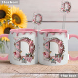 Love Sewing - Personalized Sewing Set Accent Mug with Acrylic Stirrers