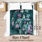 Nana Turtle Gift For Mom Grandma - Personalized Grandma Blanket