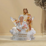 Memorial Gift For Lost Of Loved Ones - Personalized Memorial Custom Shaped Acrylic Plaque