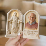 Safe In The Arms of Jesus - Personalized Memorial Acrylic Diptych