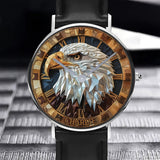 Geometric Eagle - Personalized Bald Eagle Hand Watch