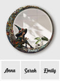 Beautiful Witch - Personalized Witch Wall Hanging Mirror