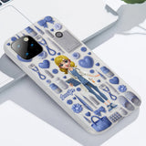 Nursing Is A Work Of Heart - Personalized Nurse Full Print Phone Case