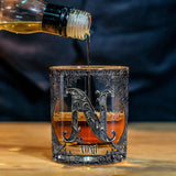 Whiskey Name Initial Letter - Personalized Whisky Whiskey Glass