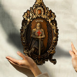 Knight Of God - Personalized Christian Custom Shaped Wood Plaque