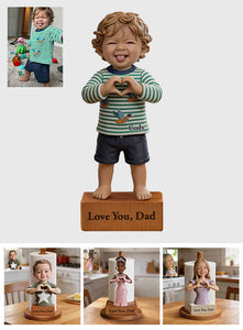 Custom Any Photo, Gift For Mom, Dad - Personalized Father Paper Towel Stand