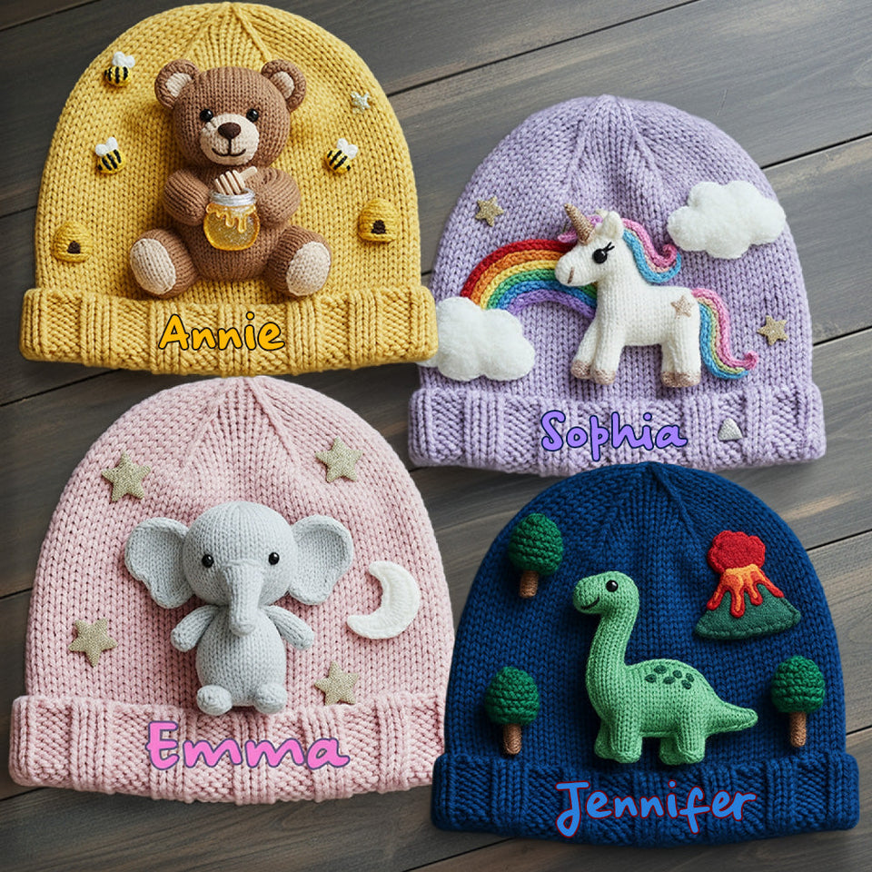 Perfect Gift For Kids - Personalized Kid Beanie Hat