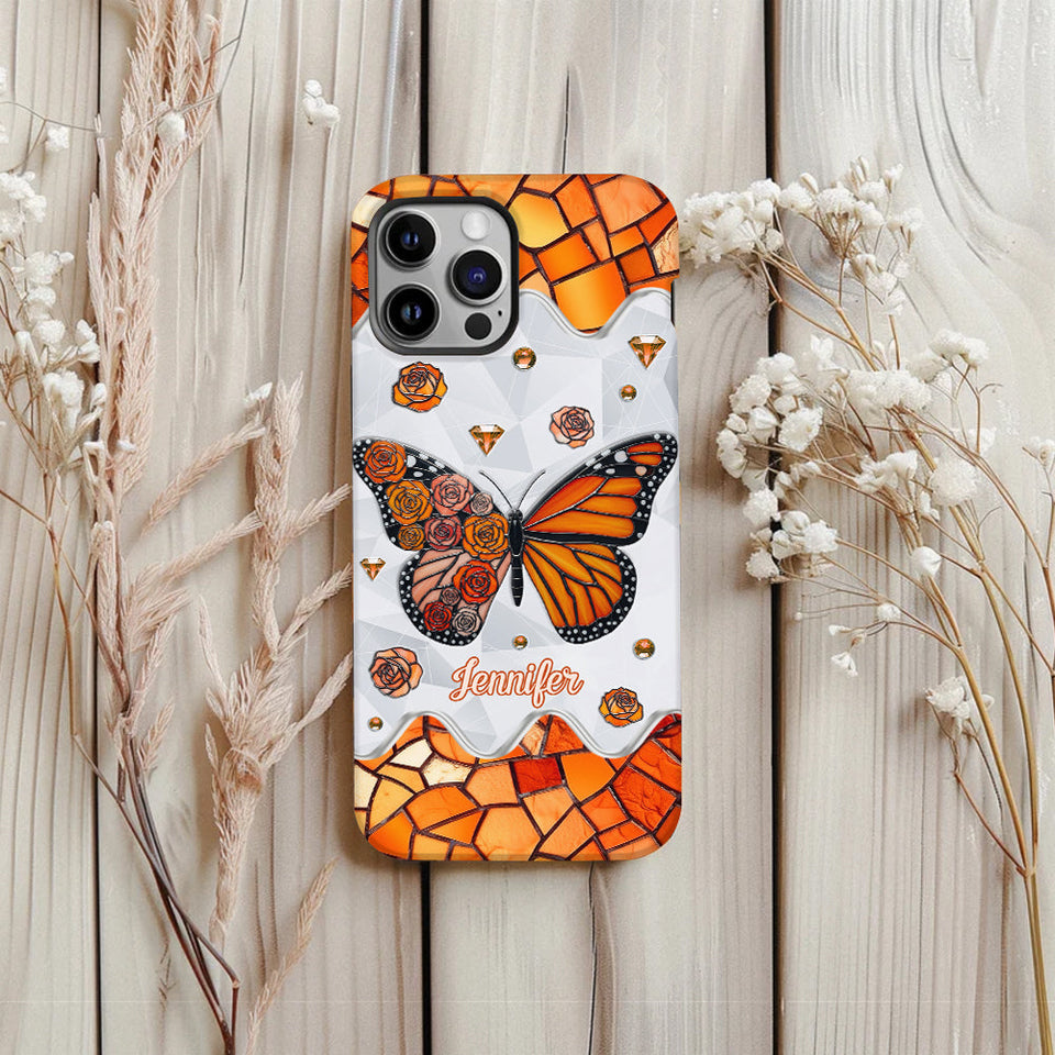 Beautiful Butterfly - Personalized Butterfly Full Print Phone Case