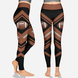 Game Day Football Mom, Girlfriend, Wife - Personalized Football Hoodie and Leggings