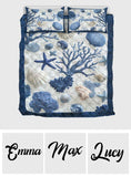 Beach Lovin' - Personalized Sea Lover Quilt Set