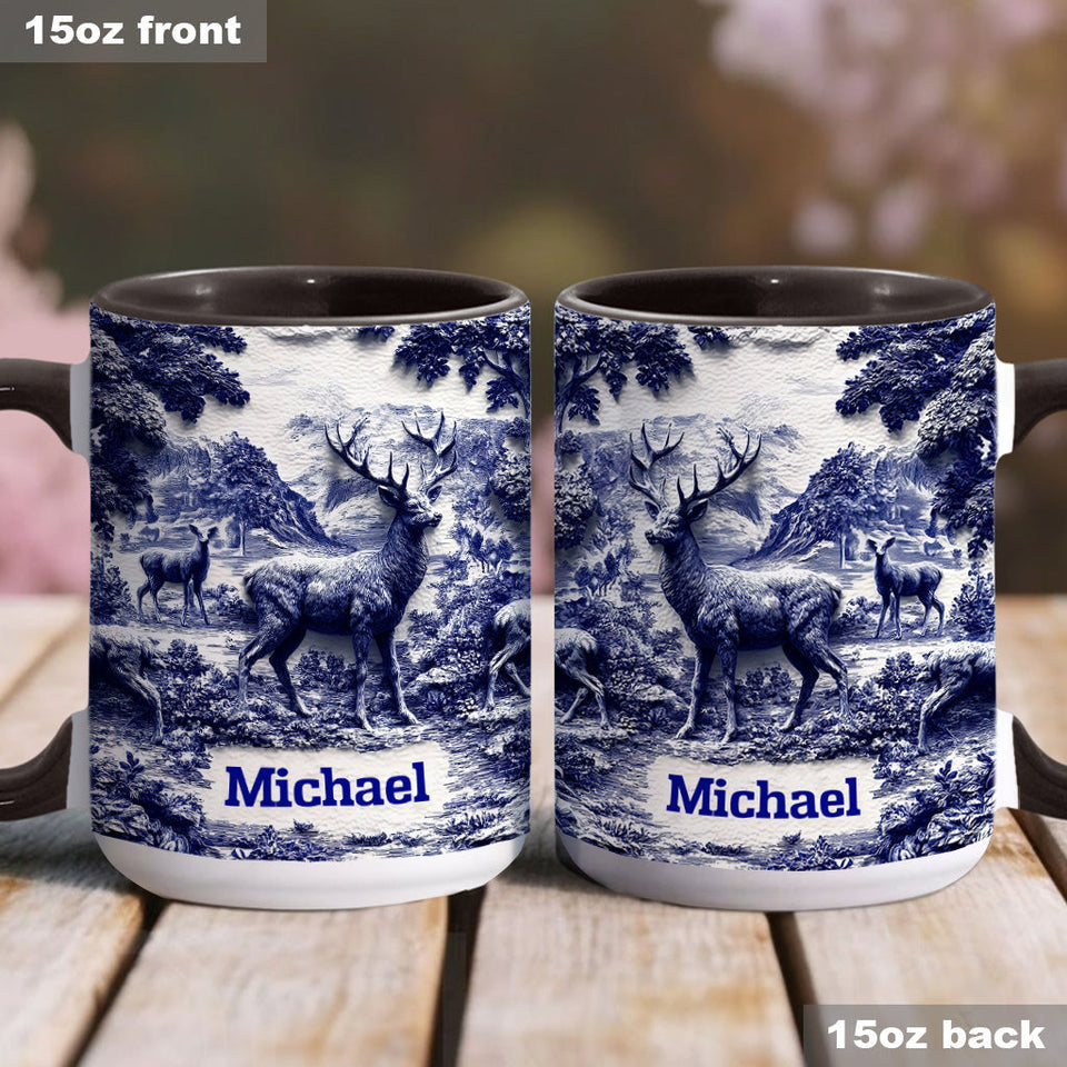 Deer Hunting - Personalized Hunting Accent Mug