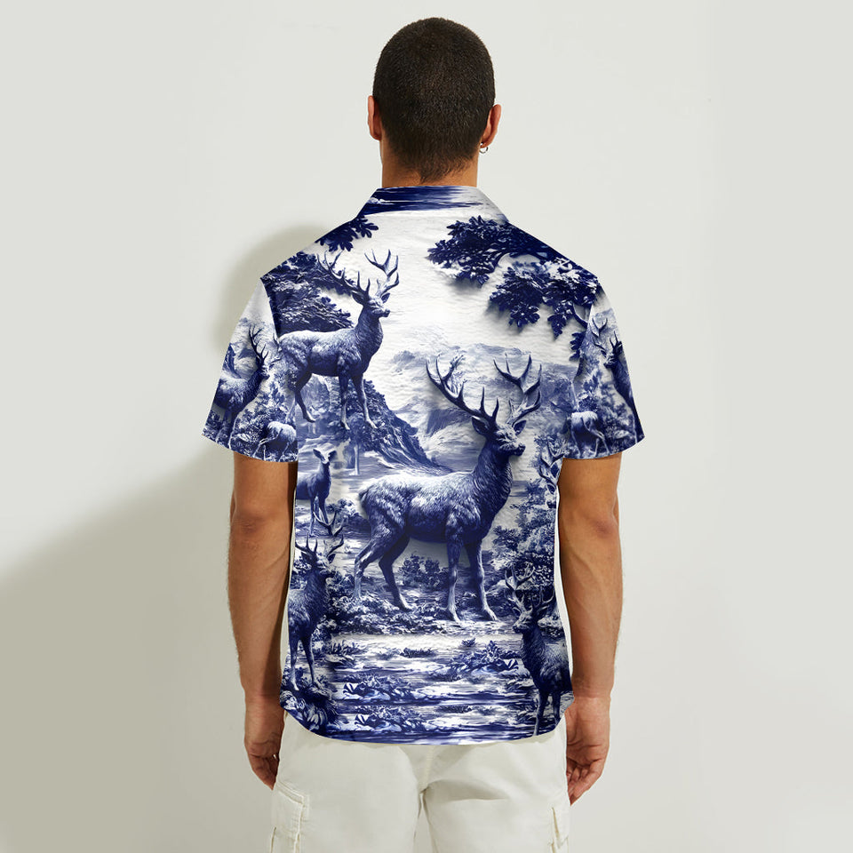 Deer Hunting - Personalized Hunting Hawaiian Shirt