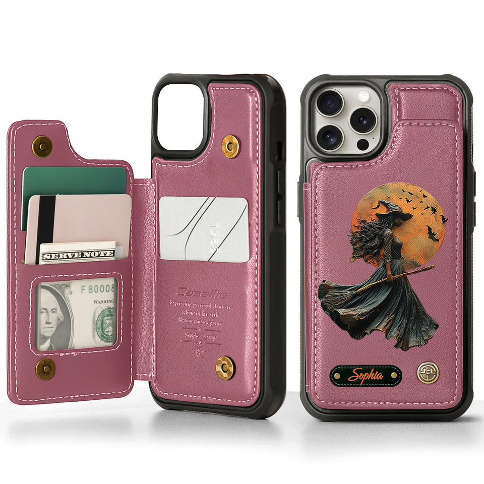 Magical Witch - Personalized Witch Wallet Phone Case