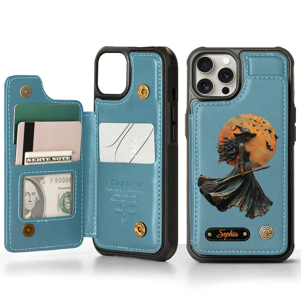 Magical Witch - Personalized Witch Wallet Phone Case