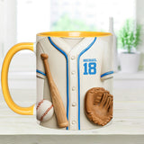 Baseball Is More Than A Game - Personalized Baseball Accent Mug