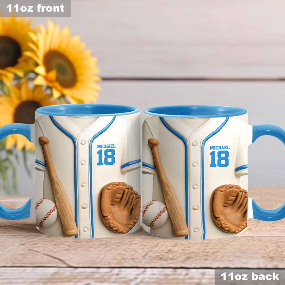 Baseball Is More Than A Game - Personalized Baseball Accent Mug