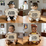 Funny Letter For Dad - Personalized Father Premium 3D Figurine