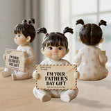 Funny Letter For Dad - Personalized Father Premium 3D Figurine