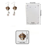Dog Mom - Personalized Dog Earrings With Card