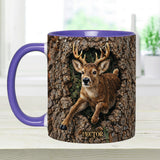 Deer Hunting, Hunter Gift - Personalized Hunting Accent Mug & Coaster