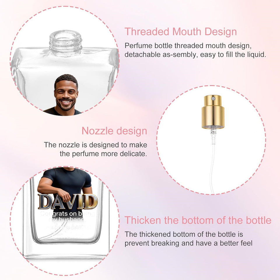 Luxury Gifts For Man - Personalized Couple Refillable Perfume Bottle