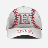Personalize Initial Hat For Baseball Lovers - Personalized Baseball Classic Cap
