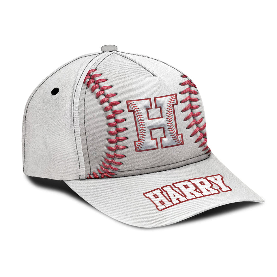 Personalize Initial Hat For Baseball Lovers - Personalized Baseball Classic Cap