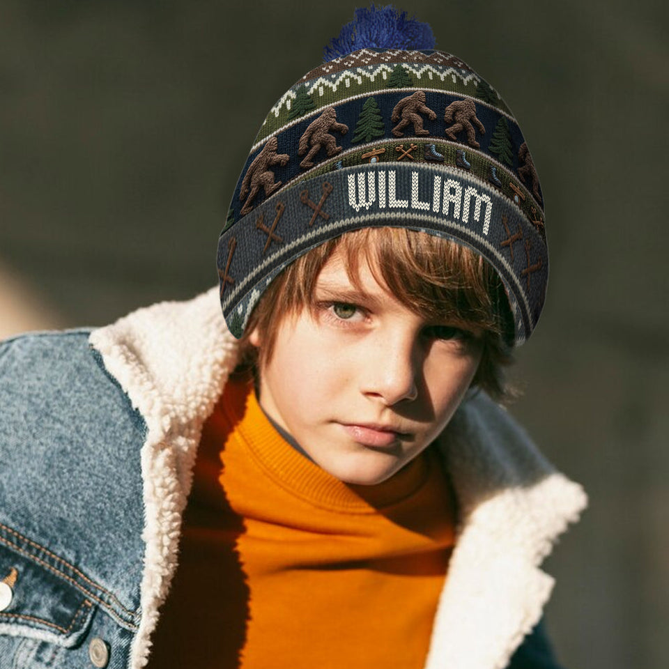 Love Hiking - Personalized Hiking Beanie Hat