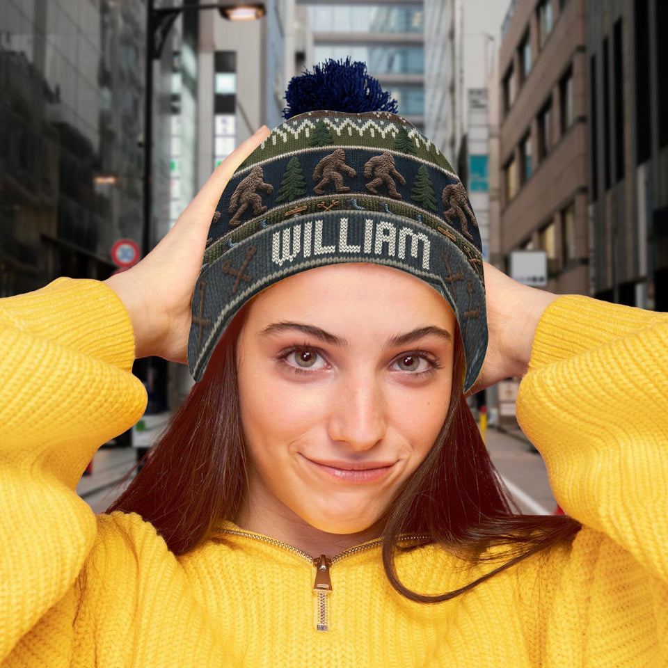 Love Hiking - Personalized Hiking Beanie Hat