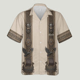 Viking Theme, Gift for Men - Personalized Viking Hawaiian Shirt