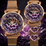 You & Me We Got This - Personalized Dragon Women Hand Watch With Strap Charms
