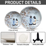 I'm Always With You - Personalized Memorial Ceramic Round Plate
