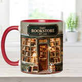 Love Books - Personalized Book Set Accent Mug with Acrylic Stirrers