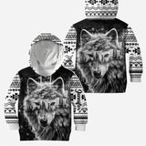 Strong Wolf - Personalized Wolf Hoodie and Leggings