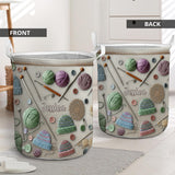 Knitting Lovers Storage Basket - Personalized Knitting Storage Basket